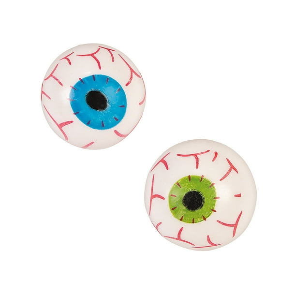 Eyeball Sticky Splat Balls Party Favors 12 Pieces