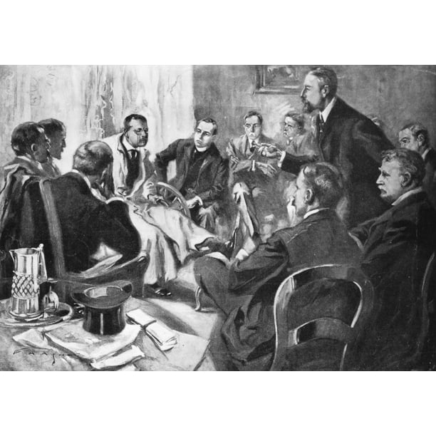 Coal Strike 1902 Npresident Theodore Roosevelt Meeting With The Anthracite Coal Company Owners In An Attempt To End Walmart Com Walmart Com