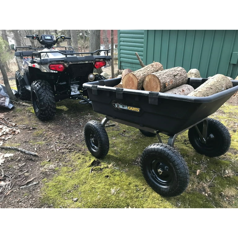 Gorilla Carts Heavy-Duty Poly Yard Cart — 1500-Lb. Capacity, Model#  GOR10-16