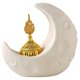 thumbnail image 1 of Incense Holder Ramadan Incense Cone Burner Desktop Moon Shaped Middle East Censer, 1 of 4