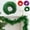 J, variant on Leodye 1PCS Artificial Christmas Garland, Green Rattan Decorations and Battery Operated LED Lights for Home Stairs Fireplace Front Porch Door Outdoor Christmas Decor -196.90in