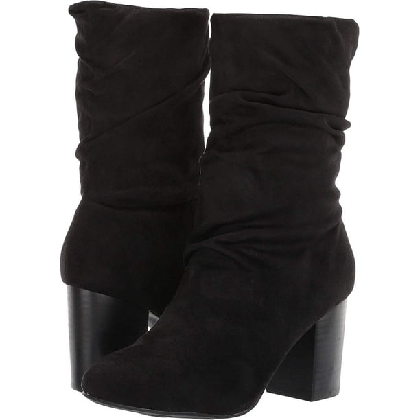 Mia - MIA Steffani Women's Black Nova Suede Boots 10M - Walmart.com ...