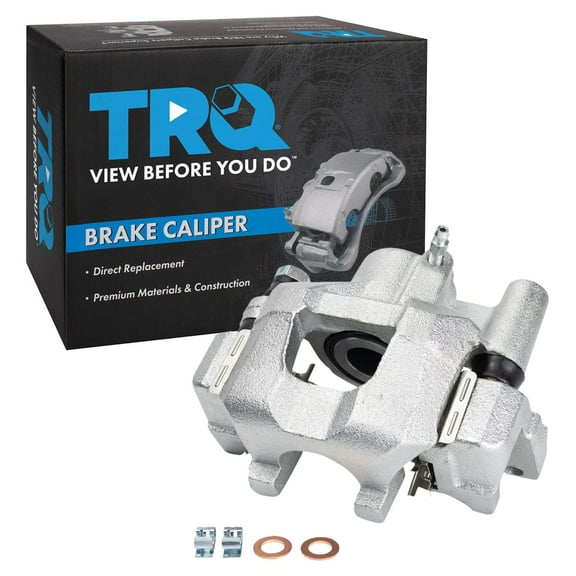 TRQ Rear Right Brake Caliper w/Bracket Passenger Side Compatible with 2001-2003 Toyota Highlander