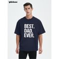 thumbnail image 3 of Whichone Mens Best Dad Ever T Shirt Funny Tee For Fathers Day for Dad Husband Novelty Graphic Tees, 3 of 9