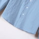 thumbnail image 4 of pstuiky camisas de manga larga para hombre, Camisa tipo cárdigan de manga larga con solapa y botones de color liso para hombre Tops de hombre xxxl, 4 of 9
