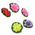 thumbnail image 4 of Artificial Pond Plants, Durable Textured Plastic Pond Plants Soft Thick Light Weight For Home Decoration For Shooting Props ANGGREK Otros, 4 of 8