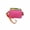 Pink, variant on Color Block Crossbody Bag Women, Large Capacity Shoulder Purse, Casual Cosmetic Handbag, Portable for Daily Travel, Outdoor Use, Polyester, Black, Purple, Green, Yellow, Pink