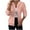Pink, variant on YUGYXL Zip Up Cardigan Sweater for Women Cable Knit Hoodie Long Sleeve Jacket Oversized Outwear Drawstring Sweatshirts Black L