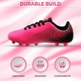 thumbnail image 2 of Zapatos de fútbol Vizari Stealth FG Firm Ground Little Kid Rosa/Negro, 2 of 6