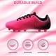 thumbnail image 2 of Zapatos de fútbol Vizari Stealth FG Firm Ground Little Kid Rosa/Negro, 2 of 6