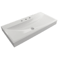 thumbnail image 2 of BOCCHI 1079-001-0127 Scala Arch 39.75 Wall-Mounted Fireclay Sink In White, 2 of 7