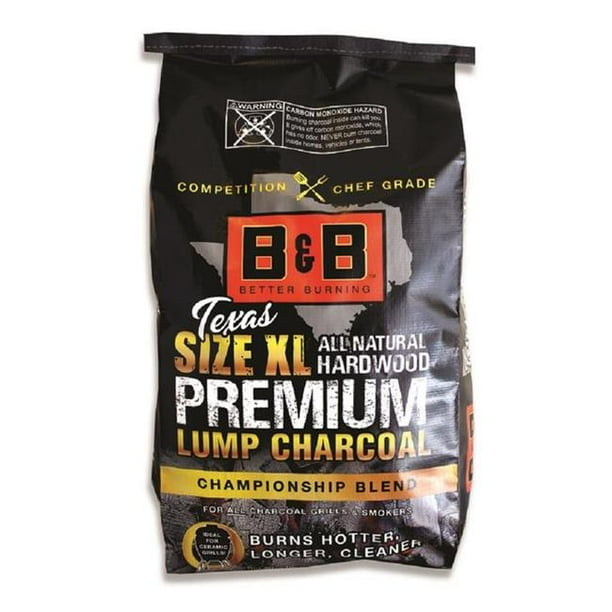B&B Charcoal 8046479 Premium ChampionXL Hardwood Lump Charcoal