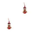 thumbnail image 1 of Wosthever Colgante de árbol de Navidad, portátil, bonito, lavable, para interior, restaurante, Bar, patio trasero, decoración decorativa, Animal 2Conjunto, 1 of 6