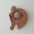 thumbnail image 2 of Sunjoy Tech Fall Winter Children Hat Knitted Cartoon Ear Decor Warm Ear Protection Infant Baby Cap Beanie Thick Soft Elastic Button Closure Unisex Anti-slip Lightweight Hat, 2 of 7