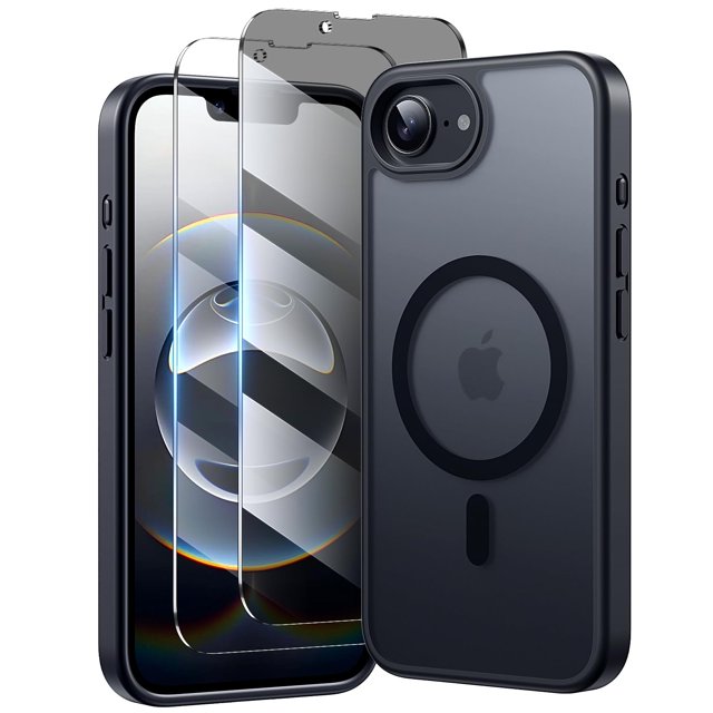 Funda de teléfono Toushion 3 en 1 para iPhone 16E con protector de pantalla
