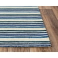 thumbnail image 3 of Rizzy Rugs Tetra Area Rug TET106 Blue/Ivory Bars Banded 8' 9" x 11' 9" Rectangle, 3 of 3