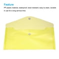 thumbnail image 4 of Unique Bargains File Folder Plastic Envelopes Document Organizer Yellow, 4 of 6