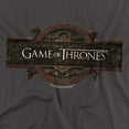 thumbnail image 2 of Game of Thrones T-Shirt Title Sequence Logo Unisex Graphic Tee For Men & Women, 2 of 7