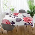 thumbnail image 6 of Coolnut Floral Pattern Tablecloth, Waterproof Washable Polyester Square Table Cover, Durable Tablecloth for Kitchen Dining Table Party Decor, 60"X 120", 6 of 7