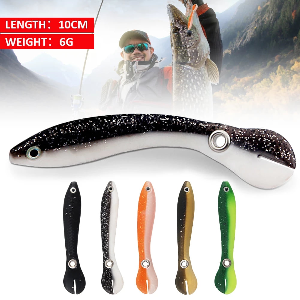 5Pcs 10cm/6g Baits Faux Attract Fish Durable Professional for Fishing Lovers 