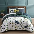 thumbnail image 2 of Bebejan Abstract Vines 8 Piece Reversible Comforter & Coverlet Set - Queen, 2 of 11