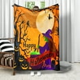 thumbnail image 5 of AUQ Halloween Blanket Fleece Blanket Milk Velvet Halloween Gifts Blanket Lightweight Air Conditioner Blankets for Bed,Car,Office,Pet Blanket, 5 of 7