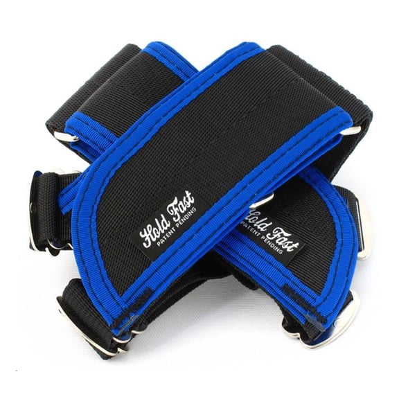 Hold Fast FRS Pedal Straps Black/Royal Blue Regular Track Fixed Gear BMX Bike