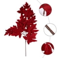thumbnail image 6 of LABSERRON Autumn Fall Artificial Thanksgiving Plant for Decor Made of Flannel in Red Color 1Pc, 6 of 8