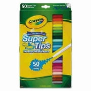 Crayola Washable Super Tips Markers With Silly Scents, Assorted Colors, 50 Count
