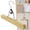 Khaki, variant on Clearance White Solid Wood Pants Hanger with Clips - Non-Slip Trouser Clamp Hanger for Skirts and Pants