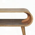 thumbnail image 6 of 100% Solid Mango Wood Coffee Table with Nordic Legs - Modern Home Decor, 6 of 9