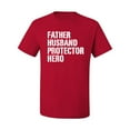 thumbnail image 2 of Wild Bobby,Father Husband Protector Hero Best Dad Husband Gift, Father's Day, Men Graphic Tees, Red, Large, 2 of 3