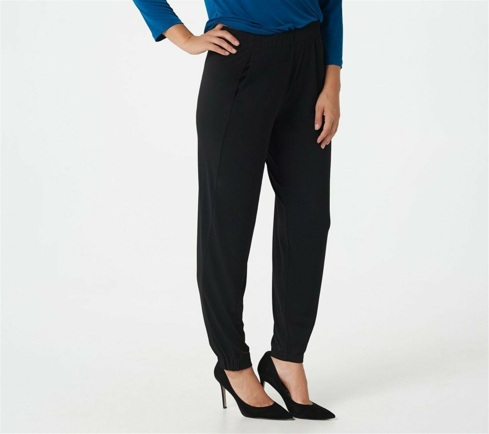Susan Graver Liquid Knit Pull-On Jogger 