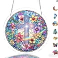thumbnail image 2 of Creative DIY Window Suncatcher Puzzle - 83 Irregular Acrylic Pieces Horse Art with No Repetitive Edges, Relaxing Assembly for Home Interior Wall Decor Gift, 2 of 7