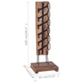 thumbnail image 4 of vidaXL Wine Rack for 6 Bottles 35x35x100 cm Solid Teak Wood, 4 of 4