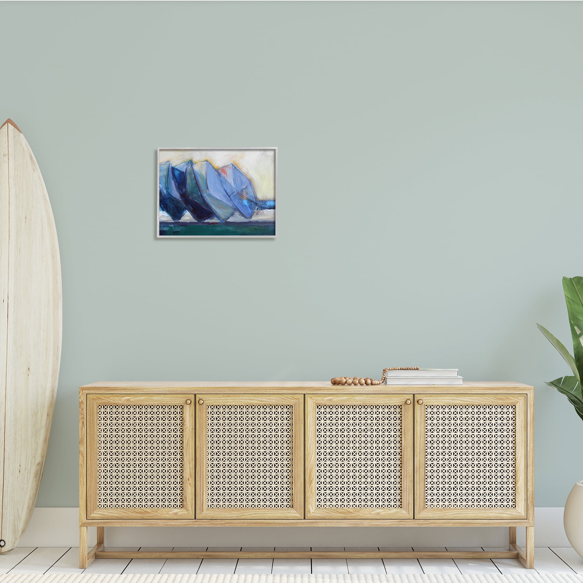Stupell Indtries Boats Stacked at Shoreline Abstract Beach Still Life,20 x 16,Design by Snne Marie