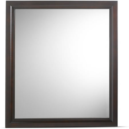 Canopy Rectangular Mirror, Mahogany finish