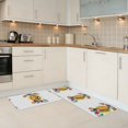 thumbnail image 5 of Saiise Sml Jeffy Az Print 2 Pcs Kitchen Rugs and Mats,Non-Slip Waterproof Kitchen Rug Set for Kitchen,Office,Sink 17"x47.2"+17"x29.5", 5 of 6