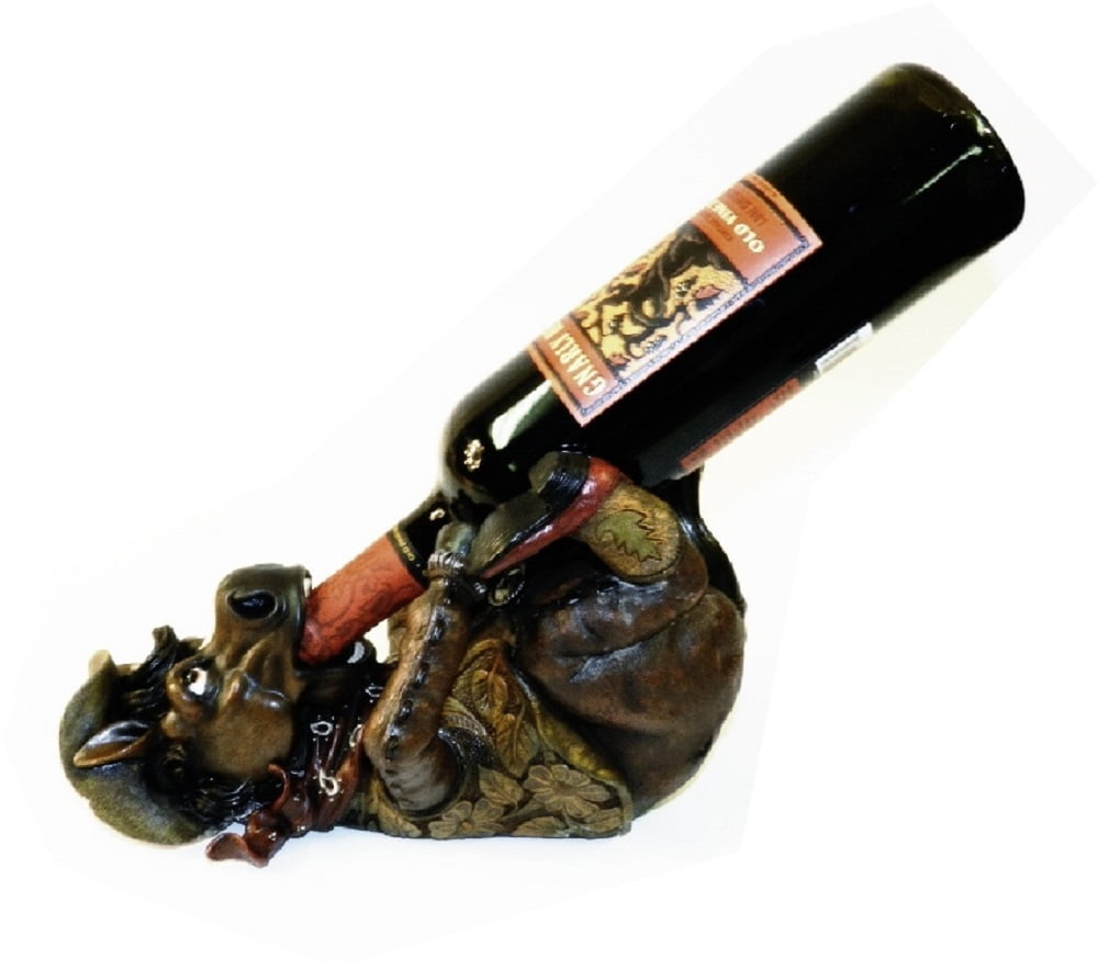 Crazy Cowboy Horse Wine Bottle Holder Western Home Kitchen Bar