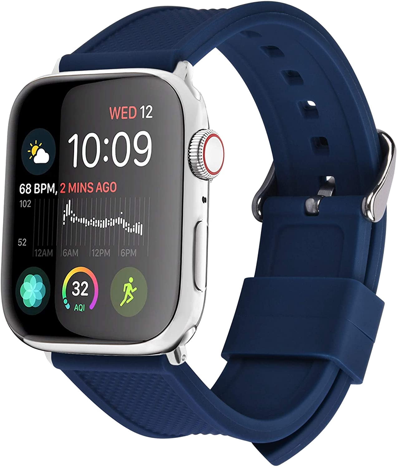 Silicone Apple Watch Band Compatible with Iwatch SE and Apple Watch Series 6/5/4/3/2/1,  Fullmosa 7 Colors Rainbow Soft | Walmart Canada