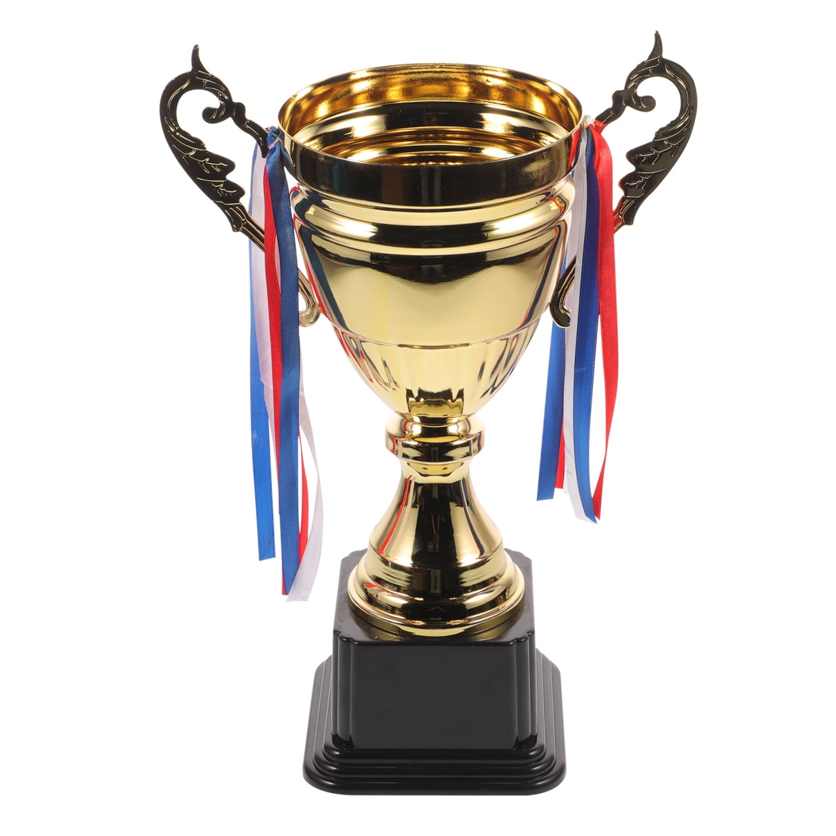 COSMOBETTY Trophy Cup Plastic Black Award For School Tournaments 1Pcs
