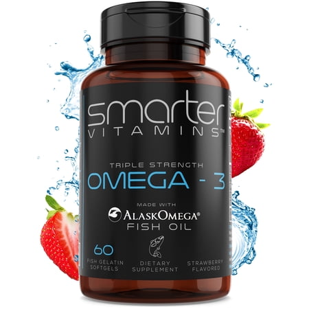SmarterVitamins TRIPLE STRENGTH BRAIN SUPPORT OMEGA 3 FISH ...