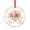 Pattern-2, variant on Pepperoni Pizzas Xmas Ornament Hanging Ornaments Xmas Tree Decor for Family Friends Lovers Fantasy Delicious Food Hanging Ornament