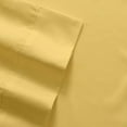 thumbnail image 3 of BED BATH N MORE Luxurious Ultra Soft 6-Piece Bed Sheet Set Yellow King, 3 of 5
