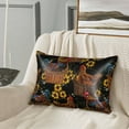 thumbnail image 6 of KLL Embroidery Chicken Rooster Pattern Silk Pillowcase for Hair and Skin Standard Size 20"X 30" Soft Breathable Pillow Covers for Sleeping, 6 of 7