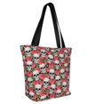 thumbnail image 3 of Kdxio Skull and Roses Women Reusable Grocery Bags Foldable Ripstop,Reusable Shopping Bags for Shopping,Gym,Gift, 3 of 8