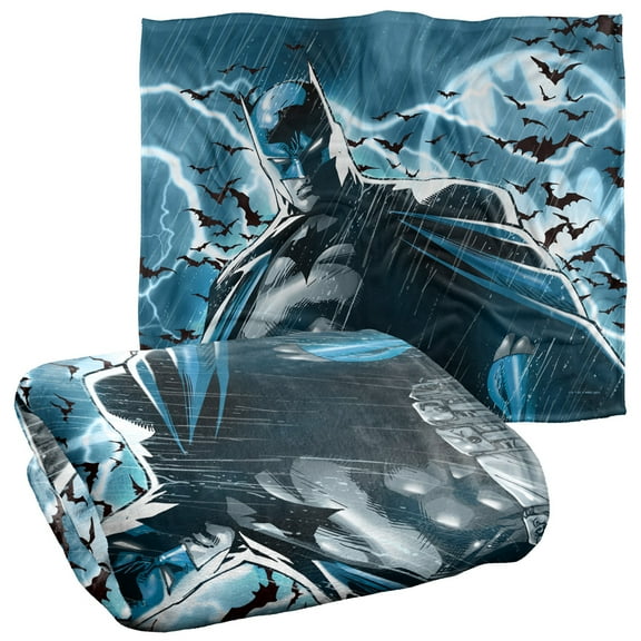 Batman Stormy Knight Classic Officially Licensed Silky Touch Super Soft Throw Blanket 50' x 60'