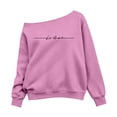 thumbnail image 3 of Shadoumai Girls Off The Shoulder Sweatshirt Y2k Long Sleeve Crop One Shoulder Pullover Fall Teen Girl Cropped Shirt Top, 3 of 6