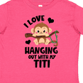 thumbnail image 4 of Inktastic Monkey I Love Hanging out with My Titi Boys or Girls Toddler T-Shirt, 4 of 5