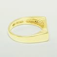 thumbnail image 3 of LBG British Made 14k Yellow Gold Natural Garnet Mens Band Ring - 25 size options - Size 8.5, 3 of 6